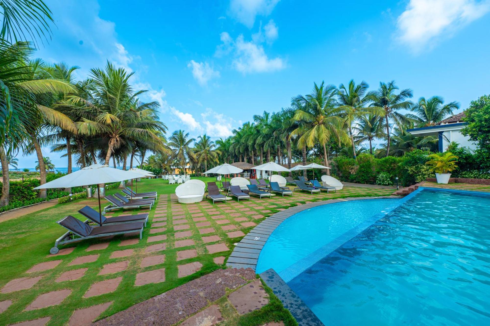 O Hotel Goa, Candolim Beach Eksteriør bilde